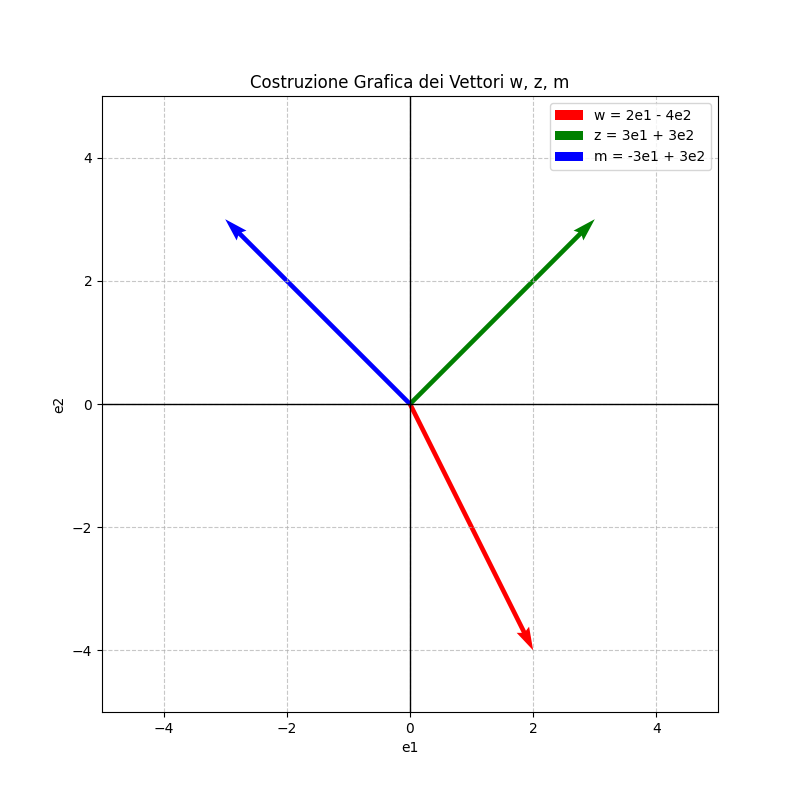 Costruzione Grafica dei Vettori
